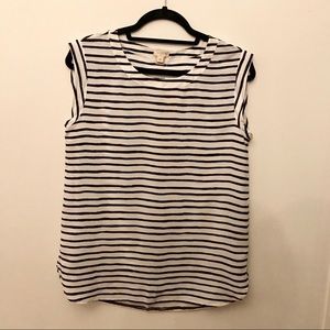 NWT J Crew Striped Blouse in Size XS